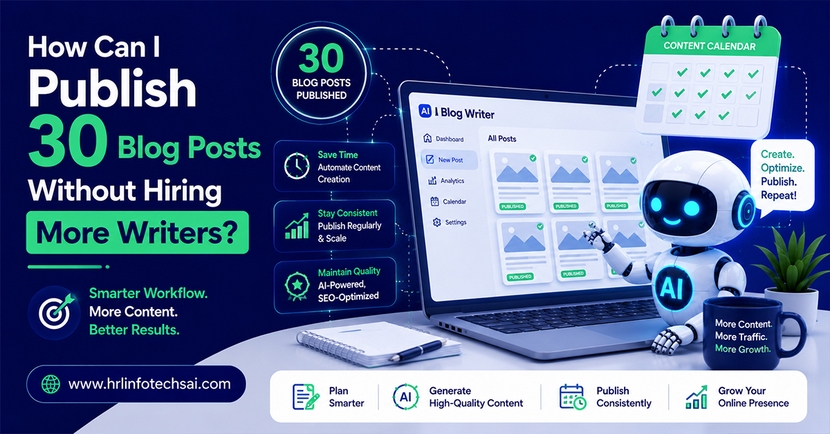 How Can I Publish 30 Blog Posts Without Hiring More Writers?