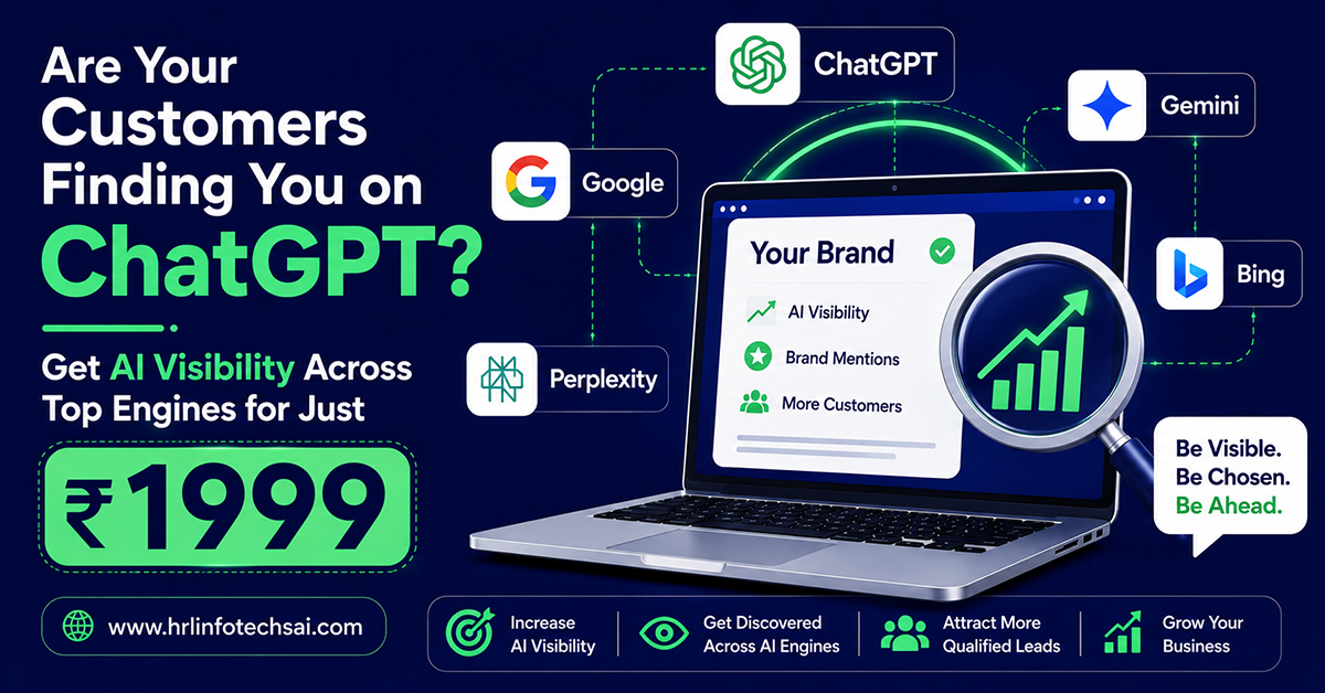 Are Your Customers Finding You on ChatGPT? Get AI Visibility Across Top Engines for Just ₹1999