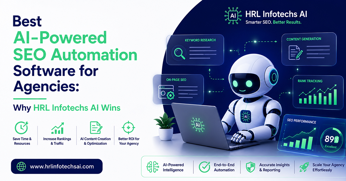 Best SEO Automation Software for Agencies: Why HRL Infotechs AI Wins