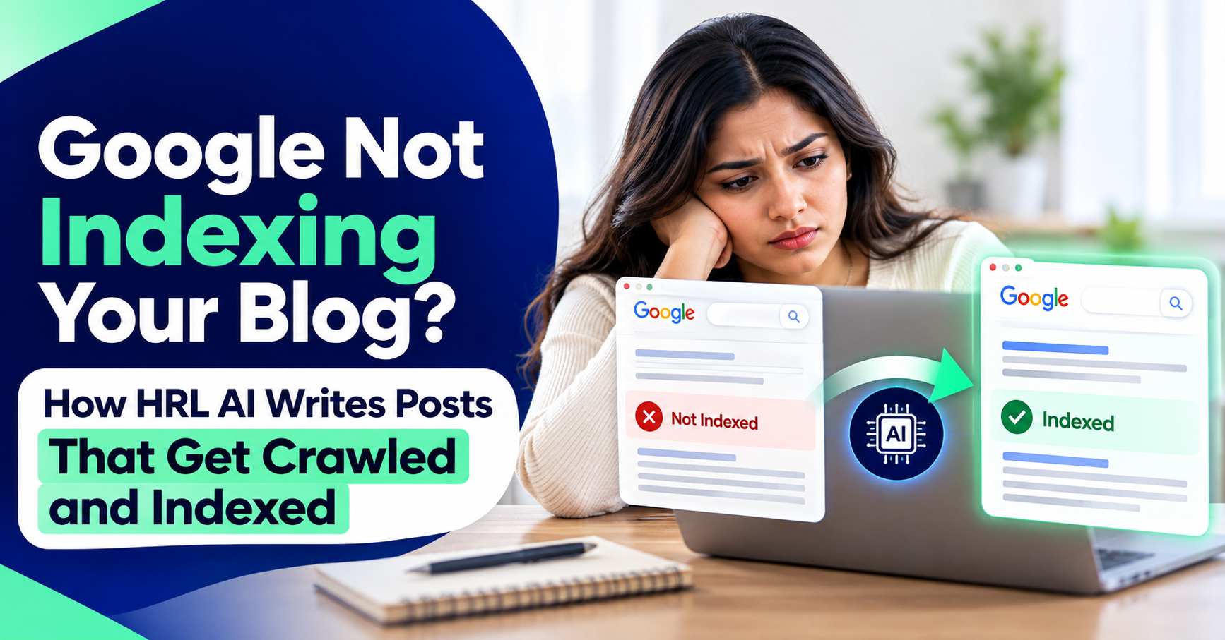 Google not indexing my blog and how an AI SEO blog workflow helps with crawling and indexing