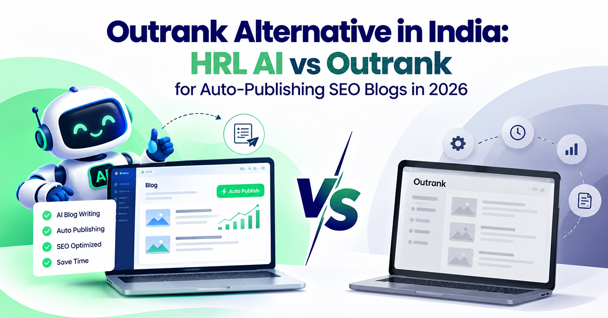 Outrank Alternative in India: HRL AI vs Outrank for Auto-Publishing SEO Blogs in 2026